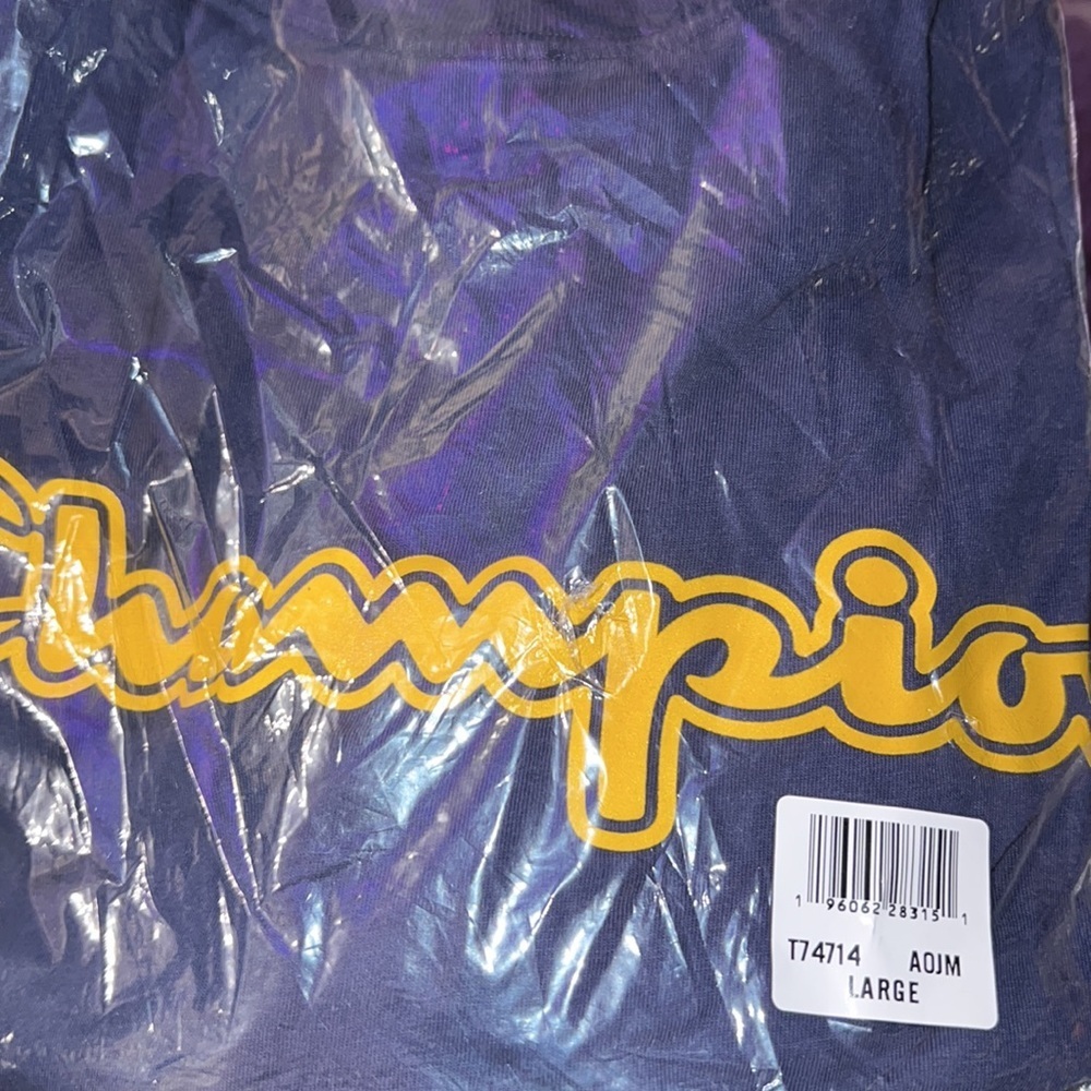 Champion Mens Crew Neck Short‎ Sleeve Graphic T-Shirt - Picture 3 of 3